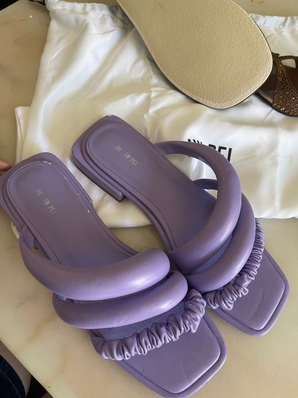 Jw pei purple slide
